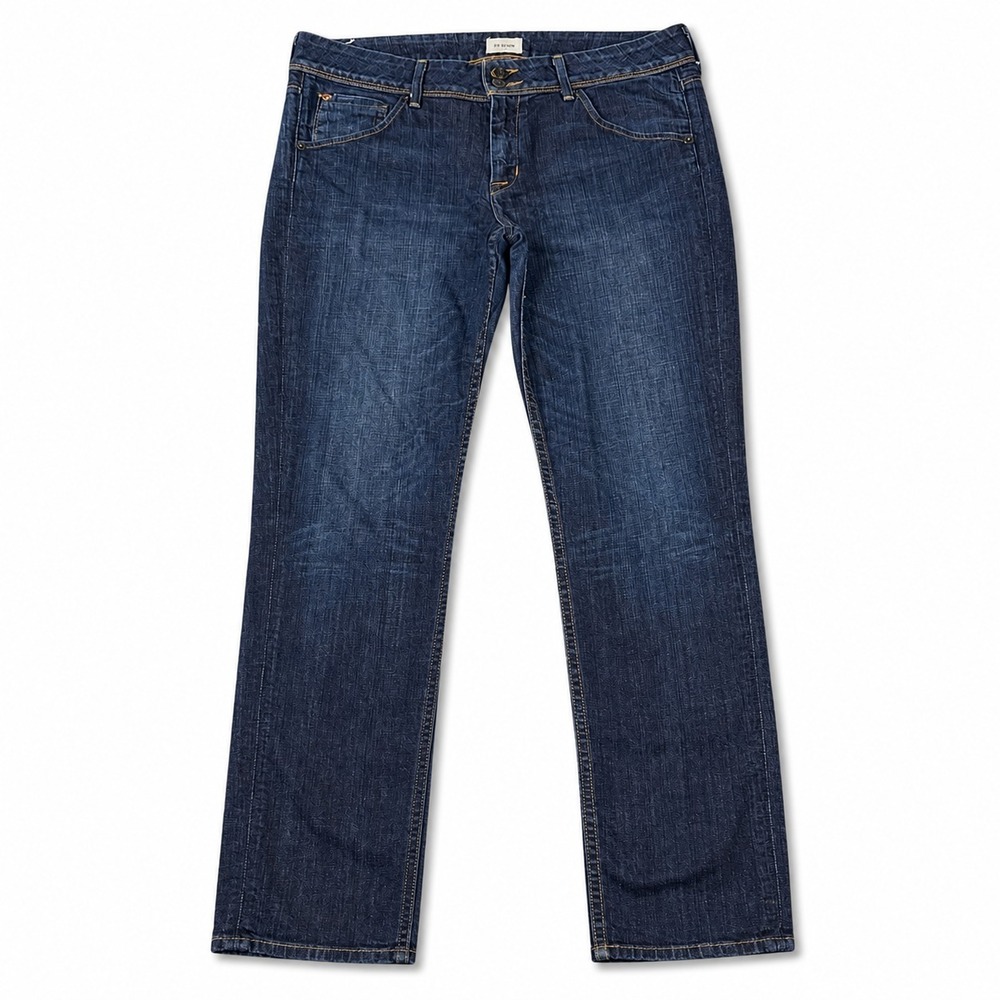 Hudson Jeans Womens 31 Dark Wash Skinny Stretch Flap Pocket Made USA W422DHK